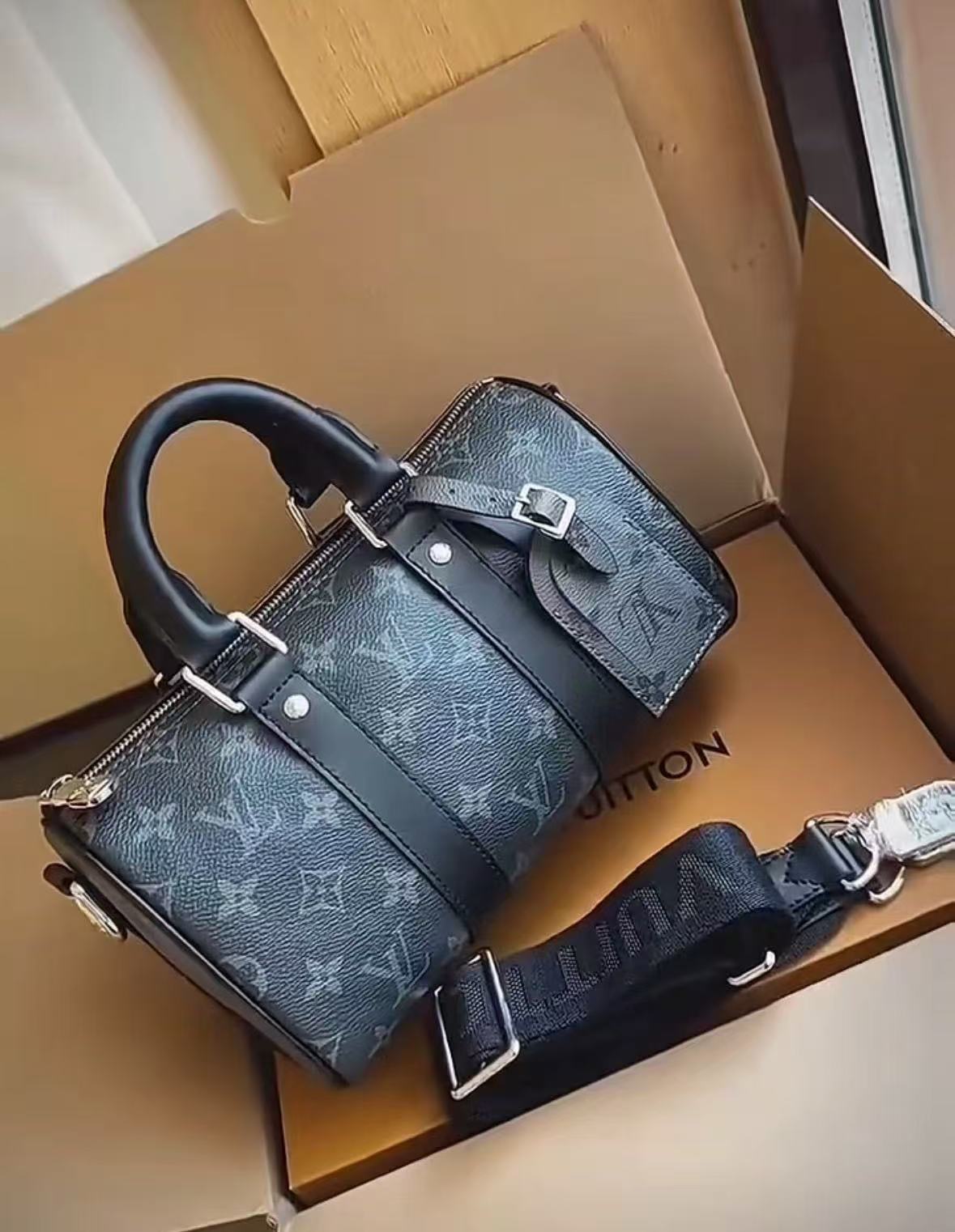 Luxury Monogram Barrel Bag – Mini Top Handle & Crossbody Purse